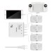 YX 6-in-1 Multi Charging Hub Intelligent Battery Remote Control Phone Multi-charge 6-way Charger for FIMI X8SE RC Drone Quadcopter