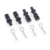 ZD Racing 8185 RC Car Body Mount Posts with Shell Clips Set for 9021 V3 Truggy 1/8 Vehicles Parts