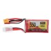 ZOP POWER 11.1V 550mAh 95C 3S LiPo Battery XT30 Plug for RC Drone