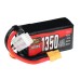 ZOP Power 14.8V 1350mAh 120/240C 4S 19.98Wh LiPo Battery XT60 Plug for RC Drone Helicopter Quadcopter Airplane