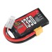 ZOP Power 2S 7.4V 1350mAh 120/240C 9.99Wh LiPo Battery XT60 Plug for RC Car