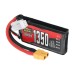 ZOP Power 2S 7.4V 1350mAh 120/240C 9.99Wh LiPo Battery XT60 Plug for RC Car
