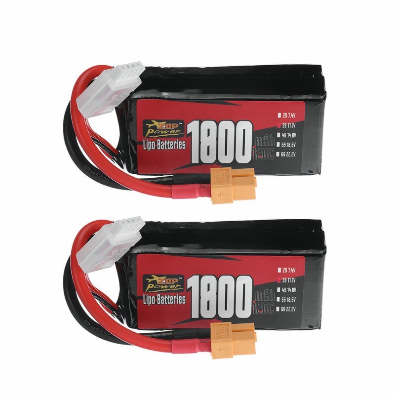 ZOP Power 3S 11.1V 1800mAh 120C 19.98Wh LiPo Battery XT60 Plug for RC Drone