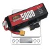 ZOP Power 4S 14.8V 5000mAh 100C 74Wh LiPo Battery XT60 Plug for RC Car FPV Racing Drone