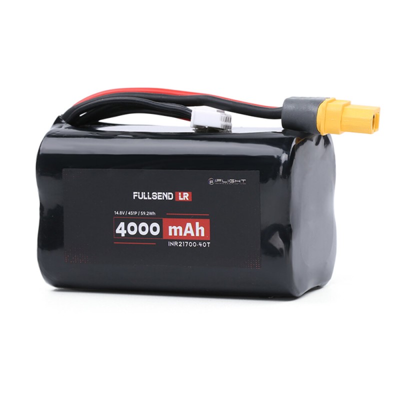 iFlight Fullsend LR Series 4000mAh 4S / 6S 22.2V /14.8V LiPo Battery INR21700-40T XT60H Plug for RC Drone FPV Racing