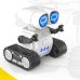 2.4GHz Mini Remote Control Programming Robot Multifunctional LED Lights Control Omnidirectional Marching Robot Toy for Children