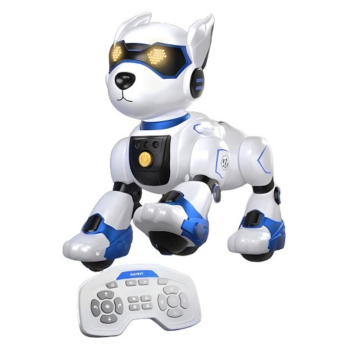 2.4GHz RC Robot Dog Electronic Walking Dancing Dog Intelligent Touch Remote Control Pet Dog Toy for Children's Toys Boys Girls Gifts