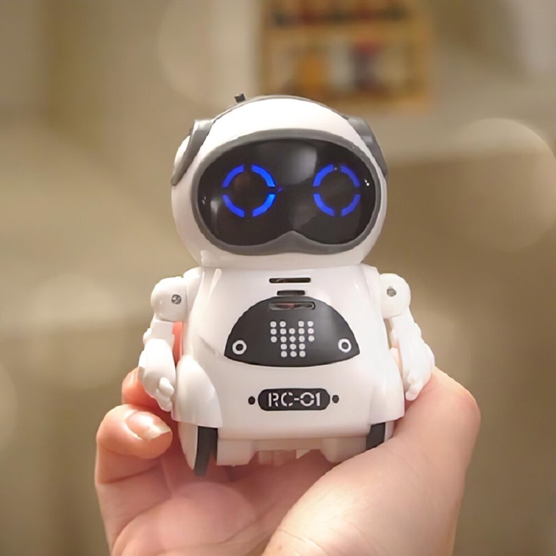 JIABAILE 939A Pocket Robot Intelligent Robot Speech Recognition Variable Tone Learning Tongue Multi functional Children's Toy