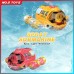 2.4G Mini RC Boat Submarine Spray Light Waterproof Rechargeable Electric Remote Control Speedboat Gifts Water Toys Children