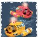 2.4G Mini RC Boat Submarine Spray Light Waterproof Rechargeable Electric Remote Control Speedboat Gifts Water Toys Children