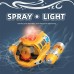 2.4G Mini RC Boat Submarine Spray Light Waterproof Rechargeable Electric Remote Control Speedboat Gifts Water Toys Children