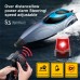 4DRC S3 2.4G 45km/h RC Boat Fast High Speed Capsized Reset LED Light Water Model Remote Control Toys RTR Pools Lakes Racing Kids Children Gift