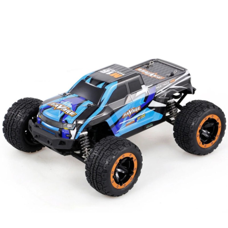 HBX 16889A Brushless 1/16 2.4G 4WD 45km/h RC Car LED Light High Speed Full Proportional Off-Road Truck Vehicles Models RTR Toys