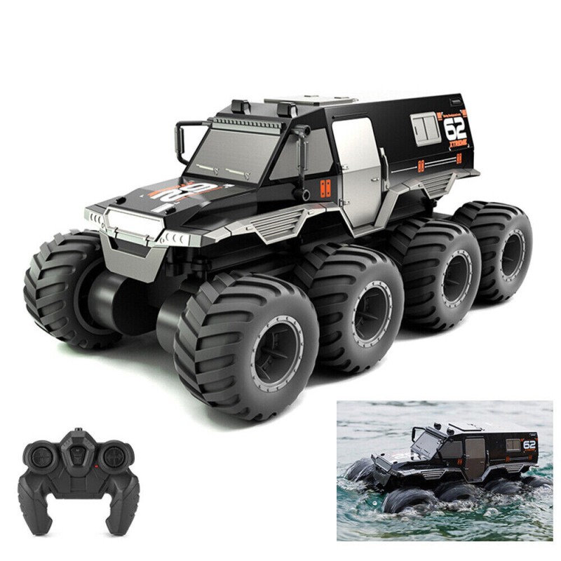 JJRC Q137 8WD 2.4G RC Car Amphibious Remote Control Climbing Off Road Truck