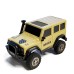 LDARC X43 1/43 2.4G 4WD RC Car Rock Crawler Mini Climbing LED Light Off-Road Vehicles Models Remote Control Racing Toys