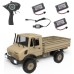 LDRC LD-P06 Several Battery 1/12 2.4G 4WD RC Car Unimog 435 U1300RC w/ LED Light Military Climbing Truck Full Proportional Vehicles Models Toys