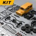 MNRC MN111 DIY KIT 1/18 4X4 RC Car LED Light Climbing Rock Crawler Off-Road Truck Portal Axle Alloy Shell Toys Classic Vehicles Models