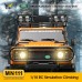 MNRC MN111 DIY KIT 1/18 4X4 RC Car LED Light Climbing Rock Crawler Off-Road Truck Portal Axle Alloy Shell Toys Classic Vehicles Models