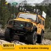 MNRC MN111 RTR 1/18 2.4G 4WD RC Car LED Light Climbing Rock Crawler Off-Road Truck Portal Axle Alloy Shell Toys Classic Vehicles Models