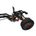 RhinoRC LCG Sporty Crawler Car With Metal Portal Axles AM32 80A ESC S12 Outrunner Rotor Power Chassis 1/10 Off-Road RC Car