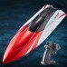 S4 2.4G RC Boat High Speed LED Light Speedboat Waterproof 15km/h Electric Racing Vehicles Models Lakes Pools Remote Control Toys