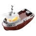 S820 1/32 2.4G Mini RC Boat LED Light Dual Motor Waterproof Remote Control Rescue 1008 Wireless Electric Vehicles Models Toys Kids Children Gift