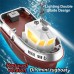 S820 1/32 2.4G Mini RC Boat LED Light Dual Motor Waterproof Remote Control Rescue 1008 Wireless Electric Vehicles Models Toys Kids Children Gift