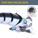 Stunt RC Dolphin 2.4G Whale Spray Water Toys Remote Controlled Boat Ship Submarine Robots Fish Electric Kids Children Gifts Two Battery