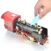 TIMELY 3097A 3097B 27MHZ RC Train Electric Track Classic Model Vehicles Smoke LED Lights Music Sound Remote Control Kids Gifts Toys