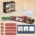 TIMELY 3097A 3097B 27MHZ RC Train Electric Track Classic Model Vehicles Smoke LED Lights Music Sound Remote Control Kids Gifts Toys