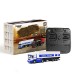 Turbo Racing C50 1/76 2.4G 4WD RC Car Semi -Truck Tractor Trailer Heads LED Lights Sounds Remote Control Vehicles Models RTR Toys