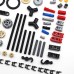 116pcs Technic Tech Accessories Set 9686 Gear Axle Pin Small Track Mixed Parts Bricks Building Blocks Puzzle Toys