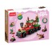 6 in 1 Christmas Train Model Building Blocks Bricks Sets Classic Dolls Kids Toys Gift