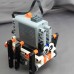 Block Accessory Set + Power Group Six-Legged Walking Robot MOC Building Motor Assembly Toys