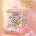 Children Small Mini DIY Electric Clawing Machine Clip Clamping Doll Catcher Claw Twist Egg Lighting Music Sound Game Console Gift Toys Limited Time Mode