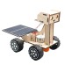 DIY Solar Lunar Rover Car Educational Toy Wooden Kit Solar-Energy Powered Kids Students Children Science