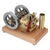 H76 Horizontal Twin Cylinder Engine Model STEM Metal Stirling Engine Science Discovery Physics Toy