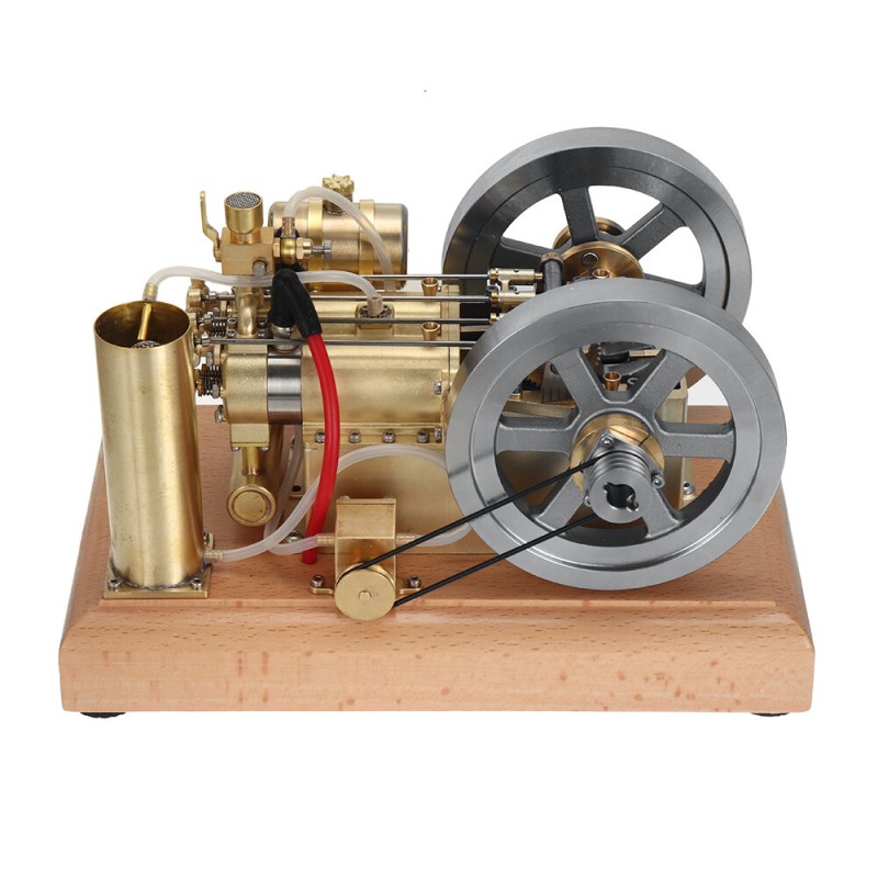 H76 Horizontal Twin Cylinder Engine Model STEM Metal Stirling Engine Science Discovery Physics Toy