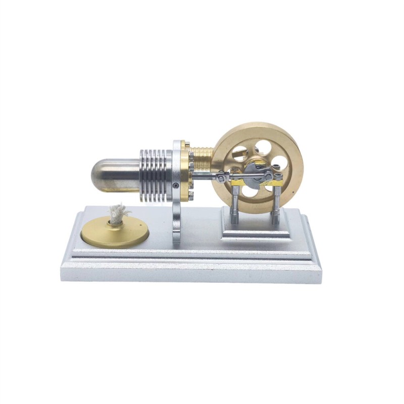 J06C Hot Horizontal Mini Stirling Engine Model Science Discovery Toys