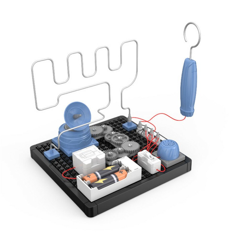 STEM DIY Physical Science Explore Electric Maze Experiment Puzzle Building Toy Handmade Experiment Kit for Child