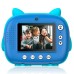 V17 Blue Owl Kids Camera Instant Print Camera for Boy's Birthday Gift Digital Photo Instant Print Thermal Girl's Toy Child