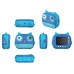 V17 Blue Owl Kids Camera Instant Print Camera for Boy's Birthday Gift Digital Photo Instant Print Thermal Girl's Toy Child