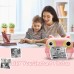 V17 Blue Owl Kids Camera Instant Print Camera for Boy's Birthday Gift Digital Photo Instant Print Thermal Girl's Toy Child