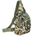 Men Oxford Backpack Shoulder Chest Hiking Military Bag