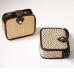 Women Girl Summer Square Bamboo Buckle Bag Rattan Straw Beach Crossbody Tote Vintage