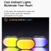 Awei KA1 Wireless bluetooth Speaker Mini Portable Speaker RGB Colorful Light TWS 1200mAh Support TF Card/U Disk/AUX/Radio Outdoors Wireless Speaker