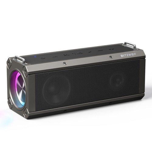 BlitzWolf® BW-WA3 Pro 120W bluetooth Speaker Portable Speaker Quad Drivers Deep Bass Diaphragm EQ Stereo RGB Light TWS 16000mAh Power Bank Outdoors Wireless Speaker