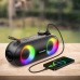 BlitzWolf® BW-X11 bluetooth Speaker Wireless Speaker 20W RGB Colorful Lights Bass IPX6 Waterproof Power Bank TF Card AUX Outdoor Portable Speaker