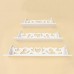 3 Pcs Wall Mounted Storage Rack Wall Shelf TV Wall Hanging Storage Shelf Rack for Home Living Room Decor