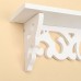 3 Pcs Wall Mounted Storage Rack Wall Shelf TV Wall Hanging Storage Shelf Rack for Home Living Room Decor